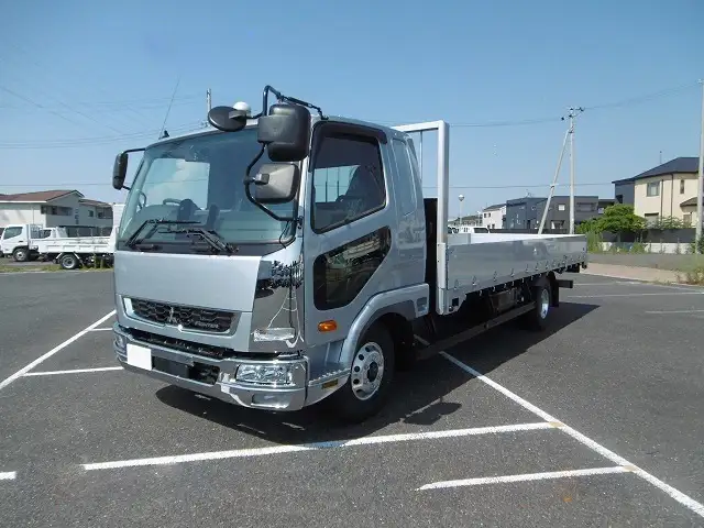 三菱 ファイター 中型/増トン 平ボディ アルミブロック ベッド の中古トラック【車両No.192198】