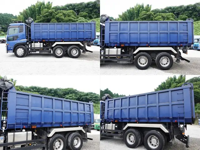日産UD クオン 大型 ダンプ 土砂禁 ベッドの中古トラック画像5