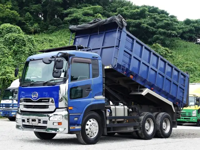 日産UD クオン 大型 ダンプ 土砂禁 ベッド の中古トラック【車両No.192359】