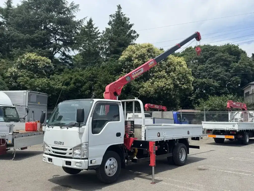 いすゞ エルフ 小型 クレーン付 3段 ラジコン の中古トラック【車両No.192391】