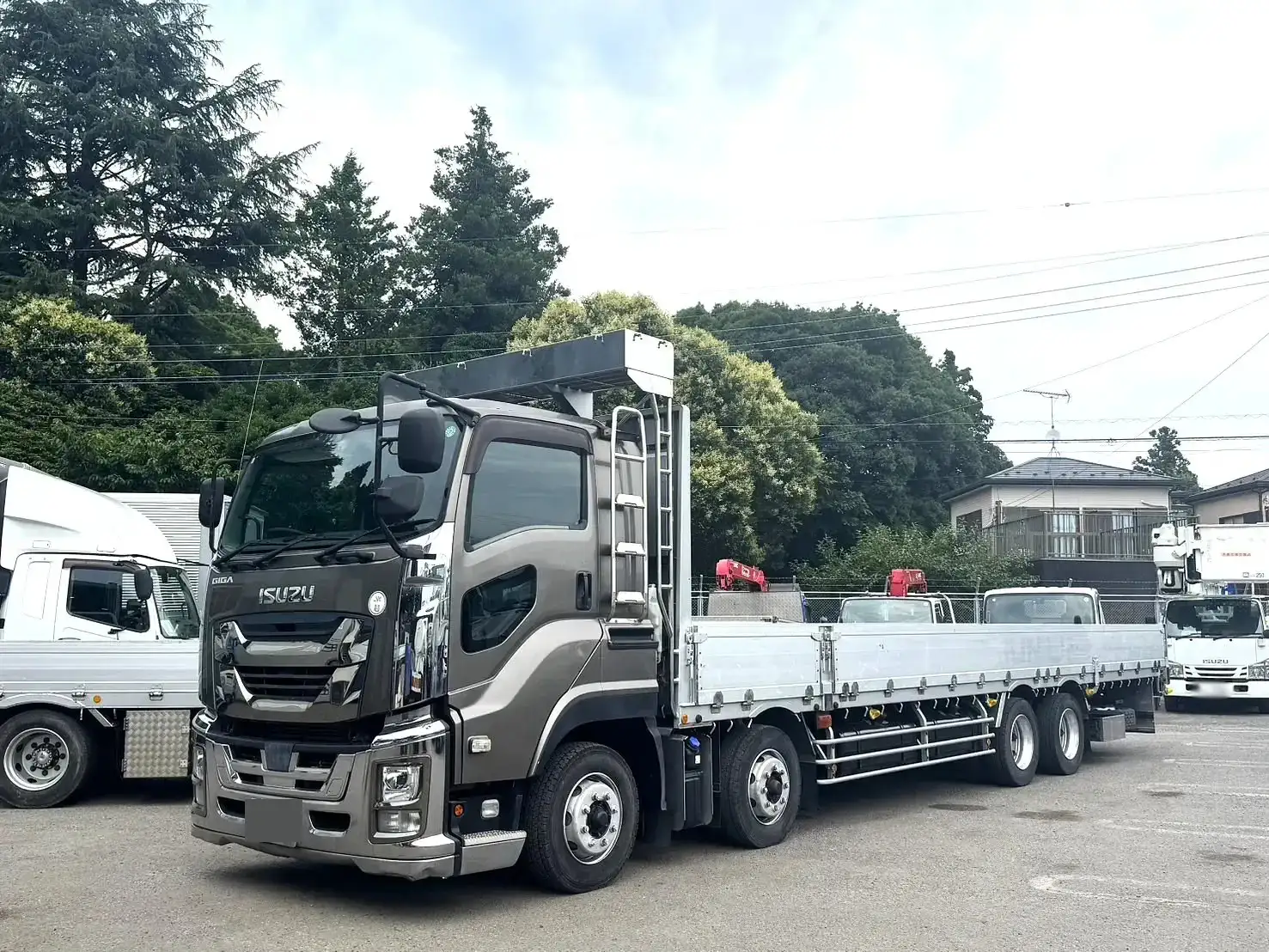 いすゞ ギガ 大型 平ボディ アルミブロック エアサス の中古トラック【車両No.192337】