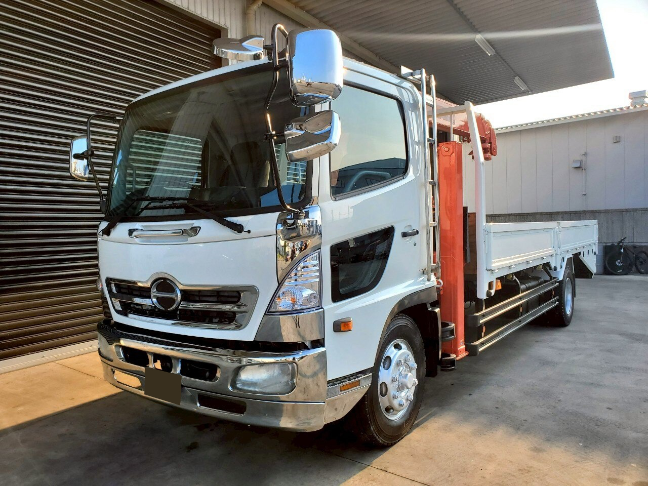日野 レンジャー 中型/増トン 車両重機運搬 5段クレーン ラジコン の中古トラック【車両No.165418】