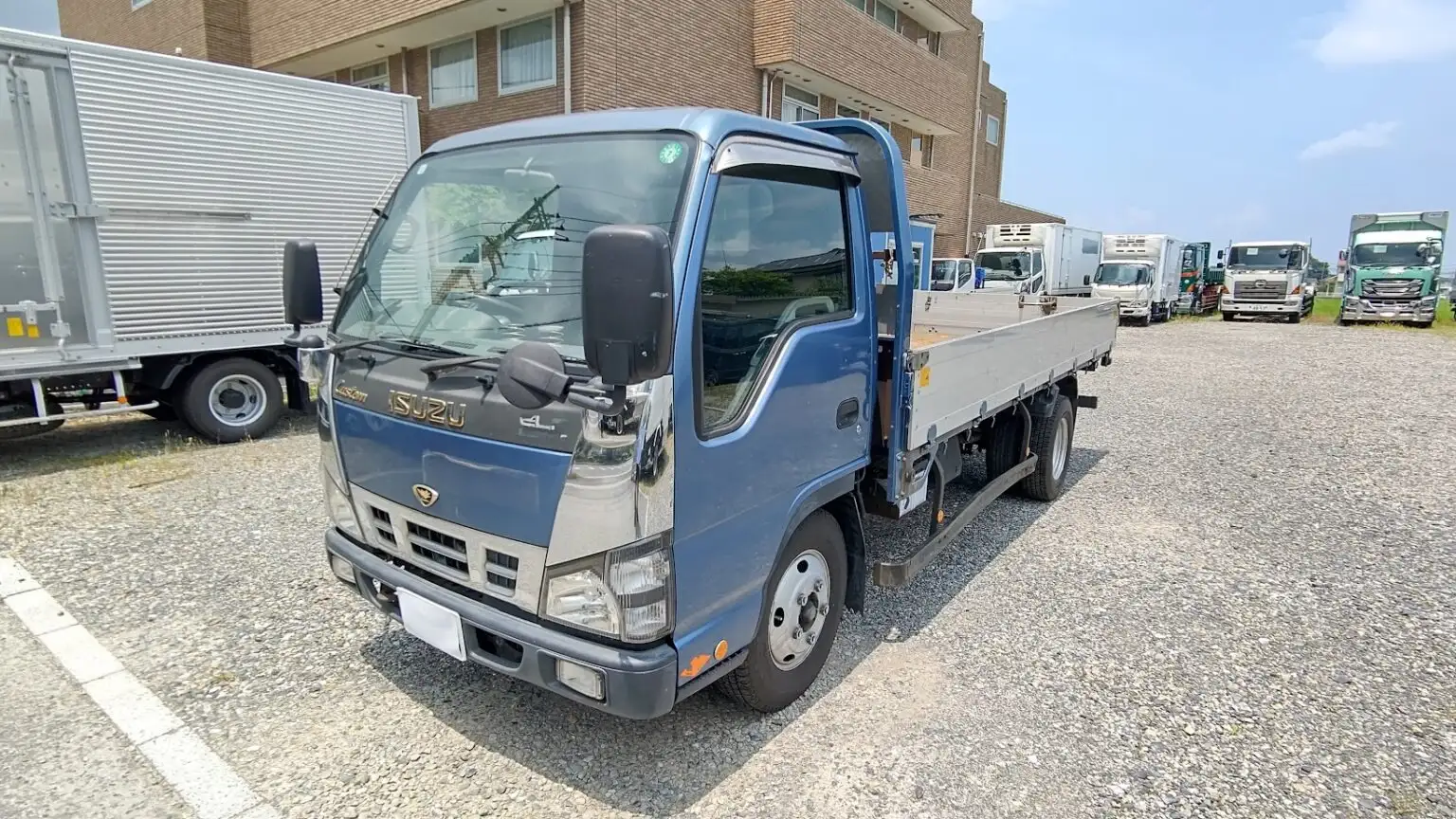 いすゞ エルフ 小型 平ボディ 床鉄板 アルミブロック の中古トラック【車両No.191778】