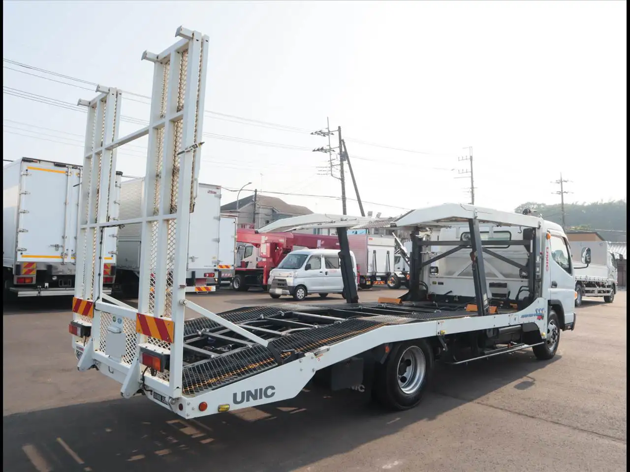 三菱 キャンター 小型 車両重機運搬 ラジコン ウインチの中古トラック画像3