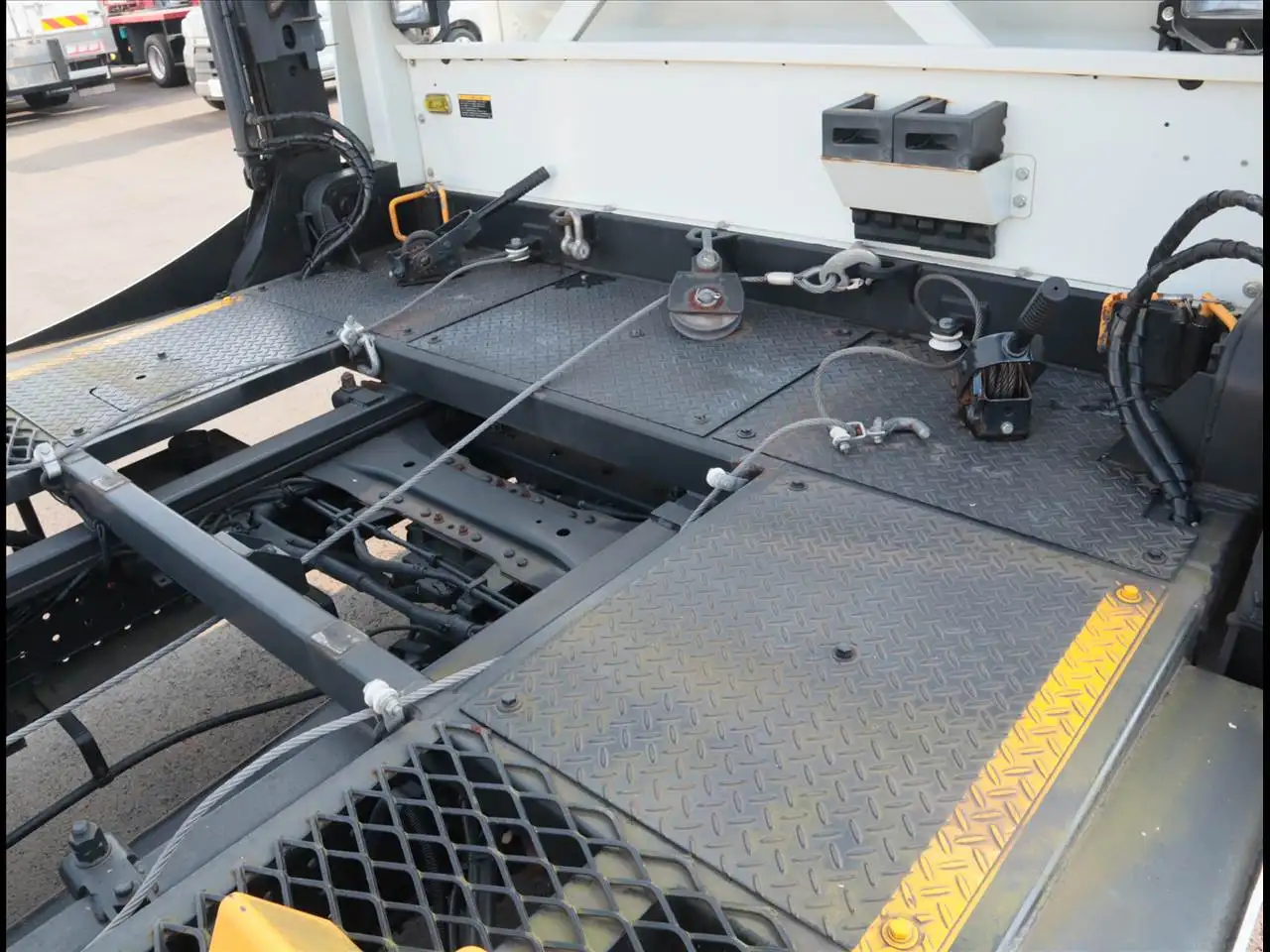三菱 キャンター 小型 車両重機運搬 ラジコン ウインチの中古トラック画像8