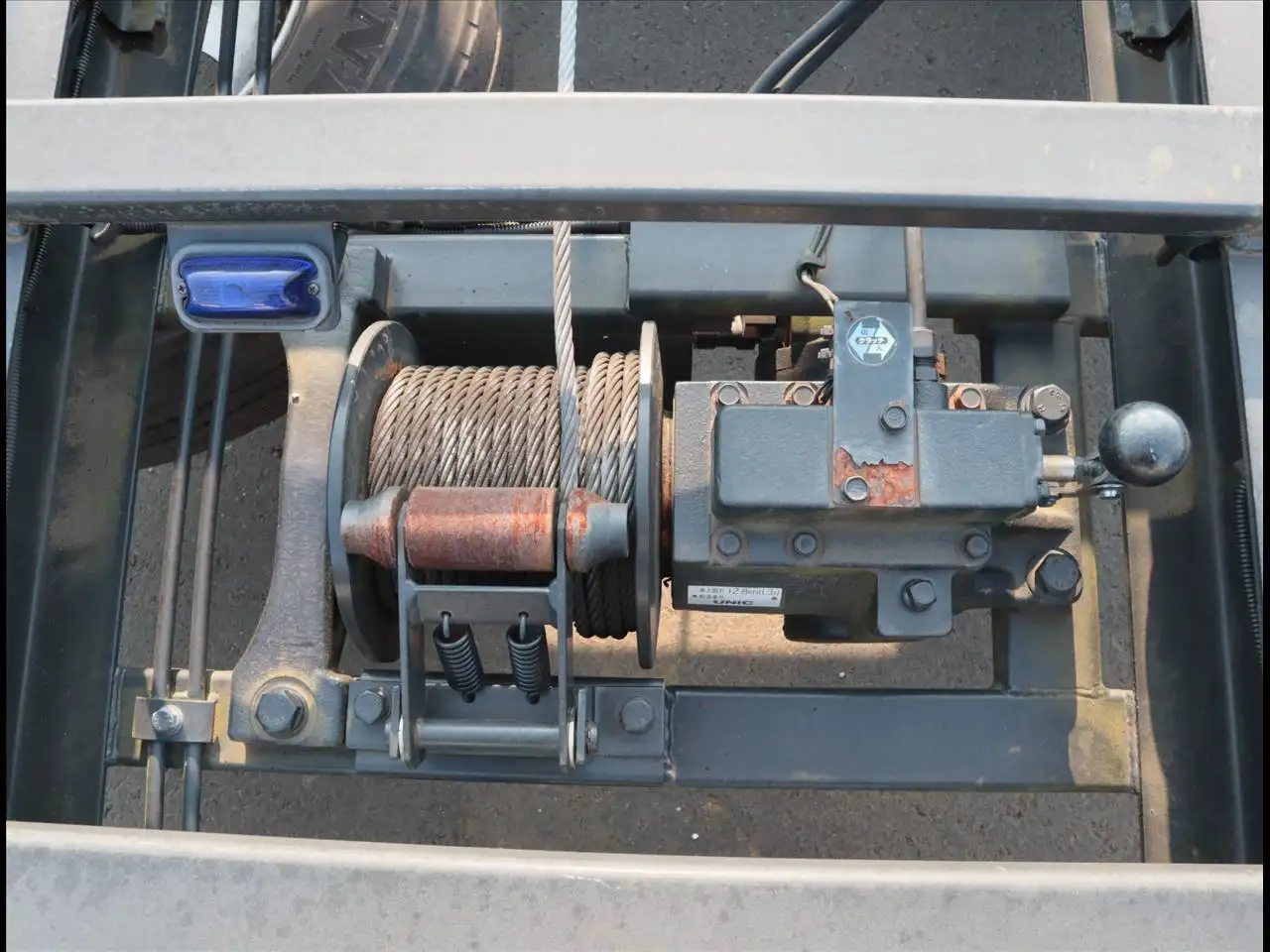 三菱 キャンター 小型 車両重機運搬 ラジコン ウインチの中古トラック画像9