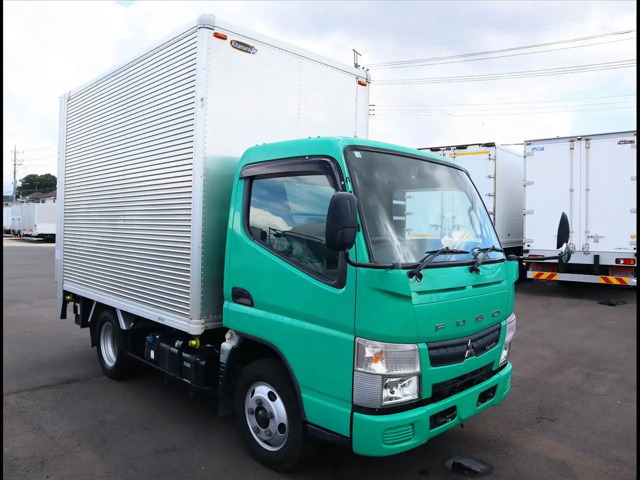 三菱 キャンター 小型 アルミバン パワーゲート TKG-FEA50の中古トラック画像2