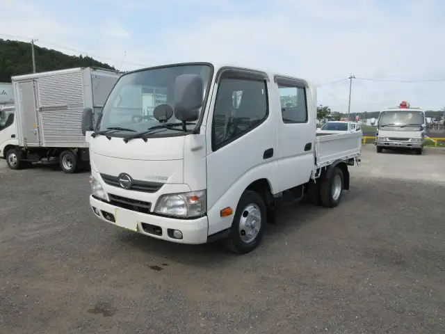 日野 デュトロ 小型 平ボディ Wキャブ 床鉄板 の中古トラック【車両No.192533】
