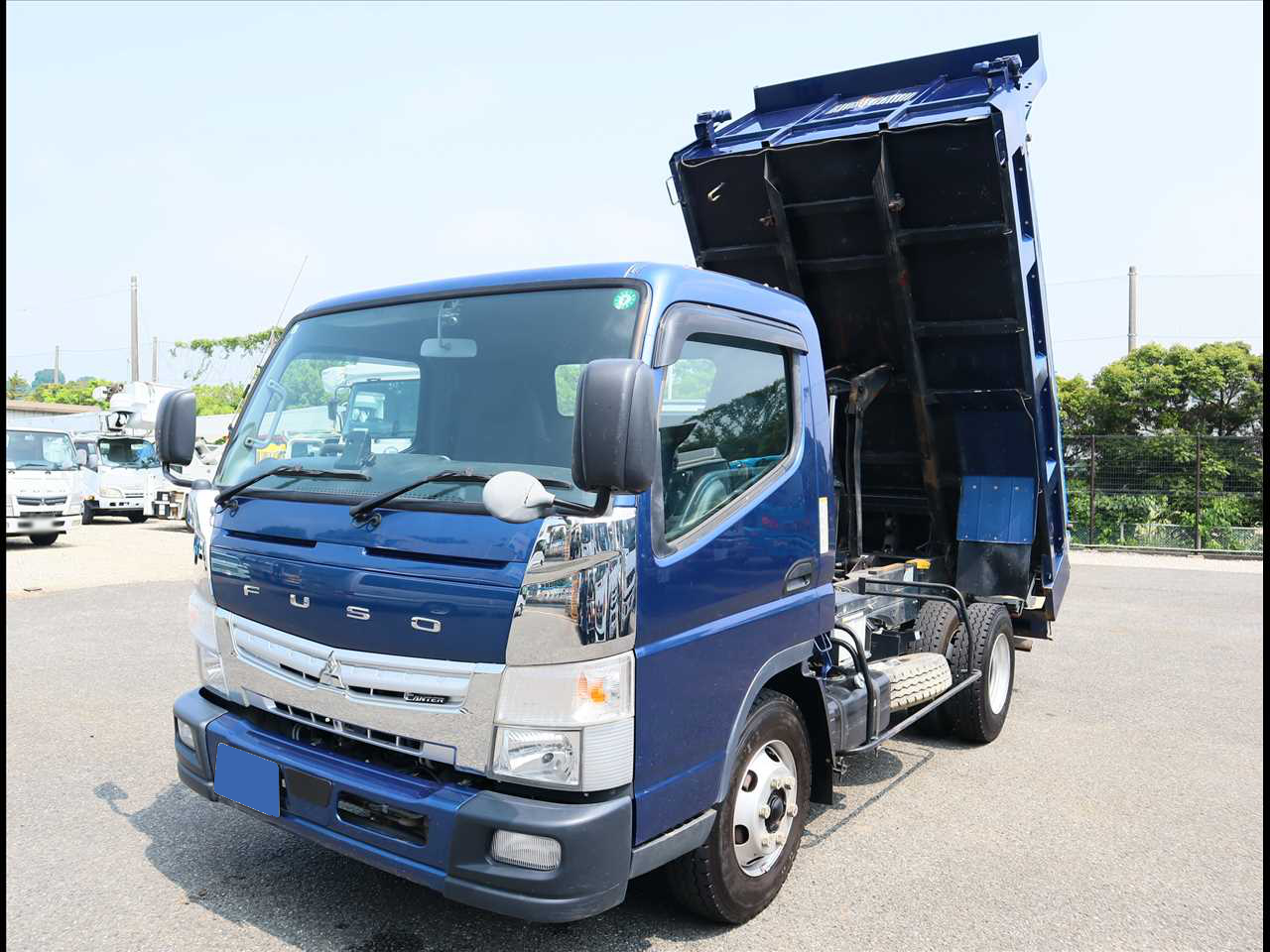 三菱 キャンター 小型 ダンプ ワイドセミ