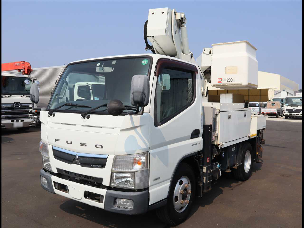 三菱 キャンター 小型 高所・建柱車 高所作業車 KC-FE567B の中古トラック【車両No.105061】