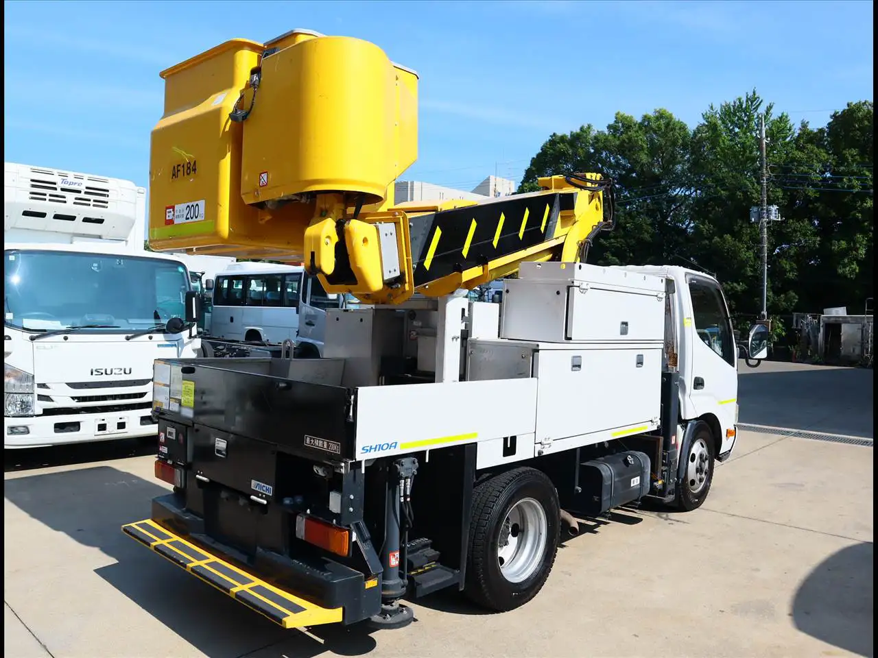 日野 デュトロ 小型 高所・建柱車 高所作業車 電工仕様の中古トラック画像3