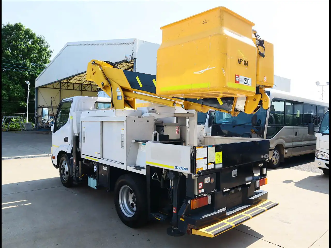 日野 デュトロ 小型 高所・建柱車 高所作業車 電工仕様の中古トラック画像4