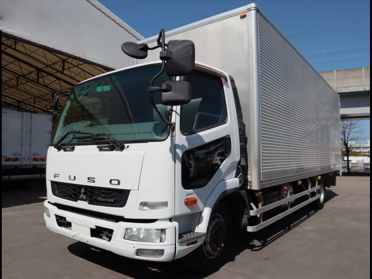 三菱 ファイター 中型/増トン アルミバン パワーゲート PA-FK71R の中古トラック【車両No.148372】