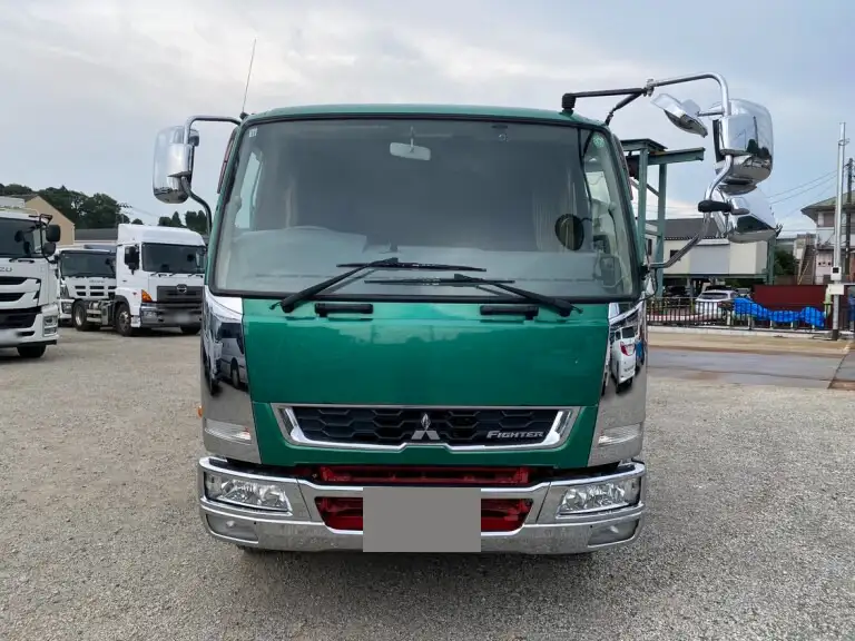 三菱 ファイター 中型/増トン 平ボディ ベッド QKG-FK62FZの中古トラック画像2