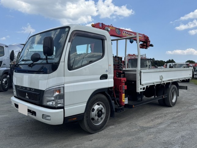 三菱 キャンター 小型 クレーン付 アルミブロック 4段 の中古トラック【車両No.107687】