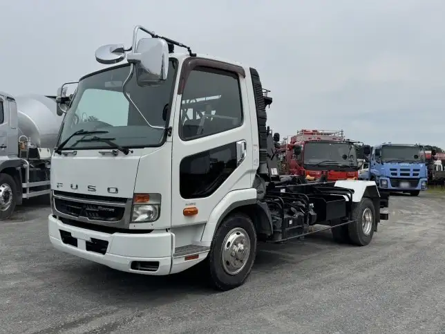 三菱 ファイター 中型/増トン アームロール ツインホイスト TKG-FK71F の中古トラック【車両No.192450】