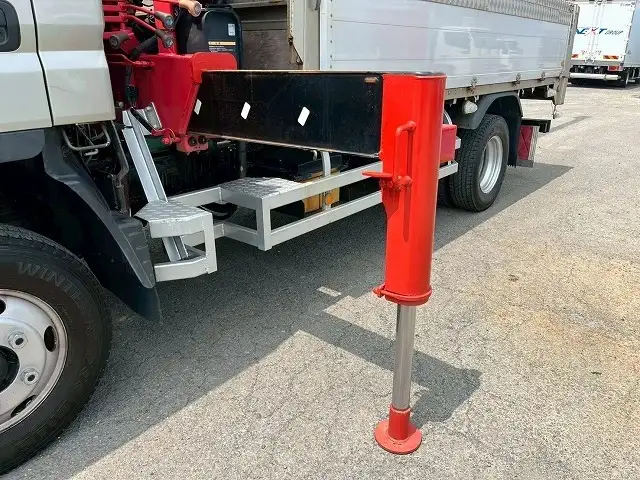 三菱 キャンター 小型 クレーン付 床鉄板 アルミブロックの中古トラック画像9