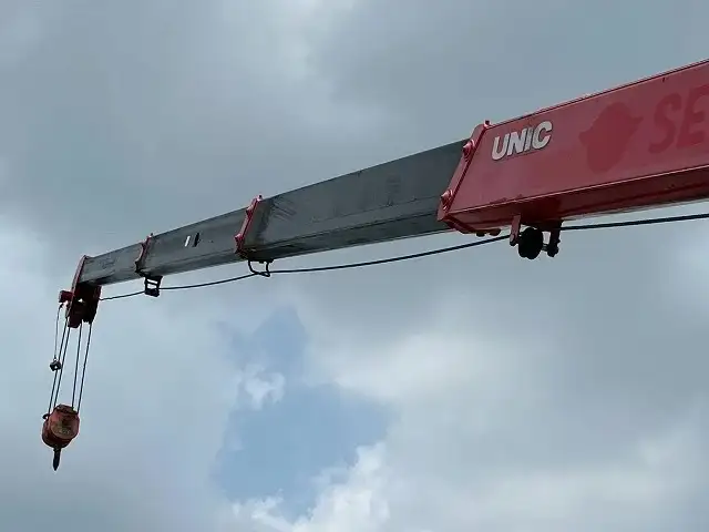 三菱 キャンター 小型 クレーン付 床鉄板 アルミブロックの中古トラック画像8