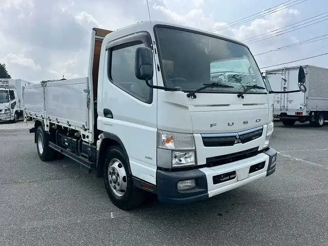 三菱 キャンター 小型 平ボディ 床鉄板 アルミブロックの中古トラック画像3