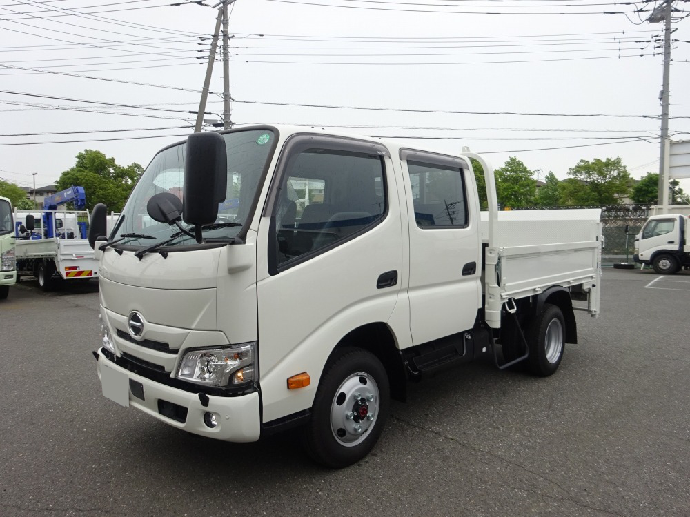 日野 デュトロ 小型 平ボディ 床鉄板 TKG-XZU645M の中古トラック【車両No.188959】