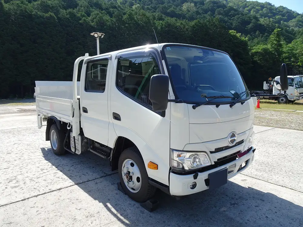 日野 デュトロ 小型 平ボディ Wキャブ パワーゲートの中古トラック画像2