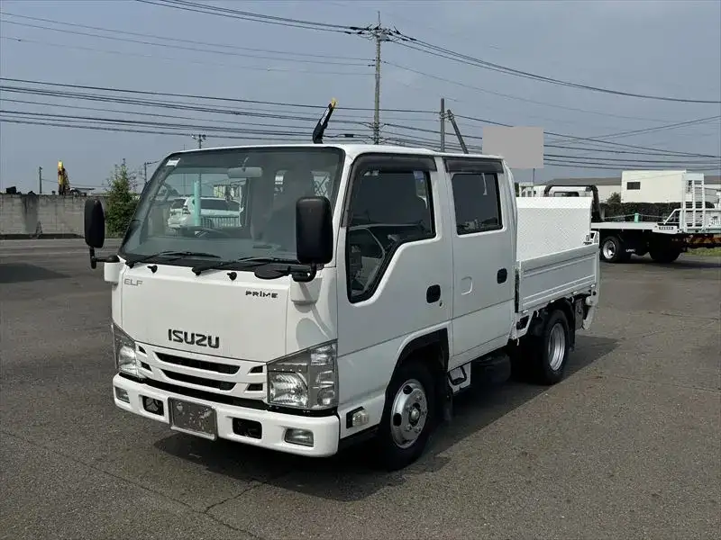 いすゞ エルフ 小型 平ボディ Wキャブ パワーゲート の中古トラック【車両No.192627】