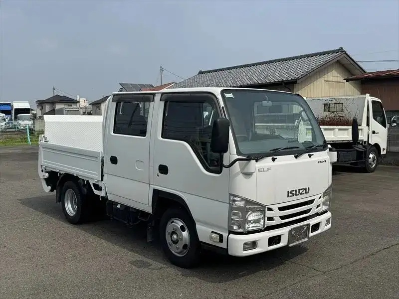 いすゞ エルフ 小型 平ボディ Wキャブ パワーゲートの中古トラック画像2