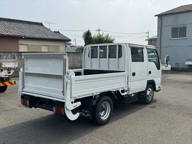 いすゞ エルフ 小型 平ボディ Wキャブ パワーゲートの中古トラック画像3
