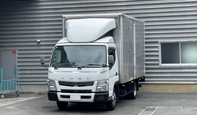 三菱 キャンター 小型 アルミバン パワーゲート サイドドア の中古トラック【車両No.192582】