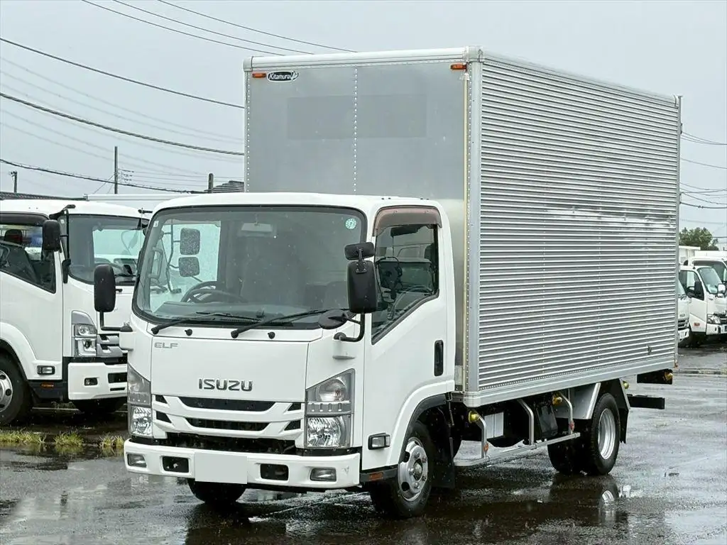 いすゞ エルフ 小型 アルミバン TRG-NLR85AN H27の中古トラック画像1