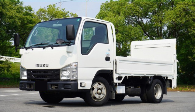 いすゞ エルフ 小型 平ボディ Wキャブ パワーゲート の中古トラック【車両No.192627】