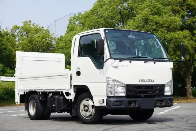 いすゞ エルフ 小型 平ボディ パワーゲート 床鉄板の中古トラック画像2