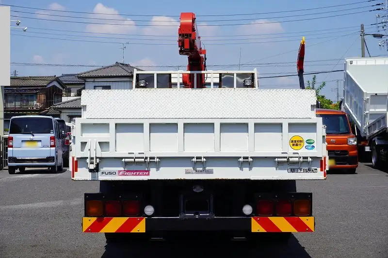 三菱 ファイター 中型/増トン 車両重機運搬 4段クレーン ラジコンの中古トラック画像3