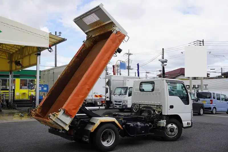 いすゞ エルフ 小型 ダンプ 三転 強化の中古トラック画像4