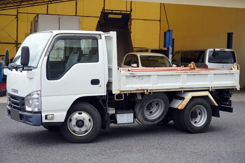いすゞ エルフ 小型 ダンプ 三転 強化の中古トラック画像1