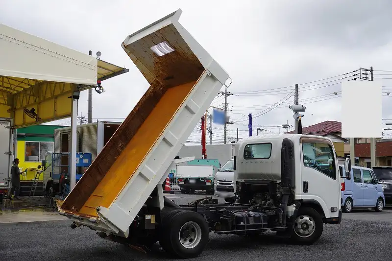 いすゞ エルフ 小型 ダンプ ローダー 強化の中古トラック画像4