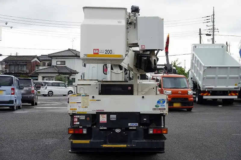 三菱 キャンター 小型 高所・建柱車 高所作業車 電工仕様の中古トラック画像3