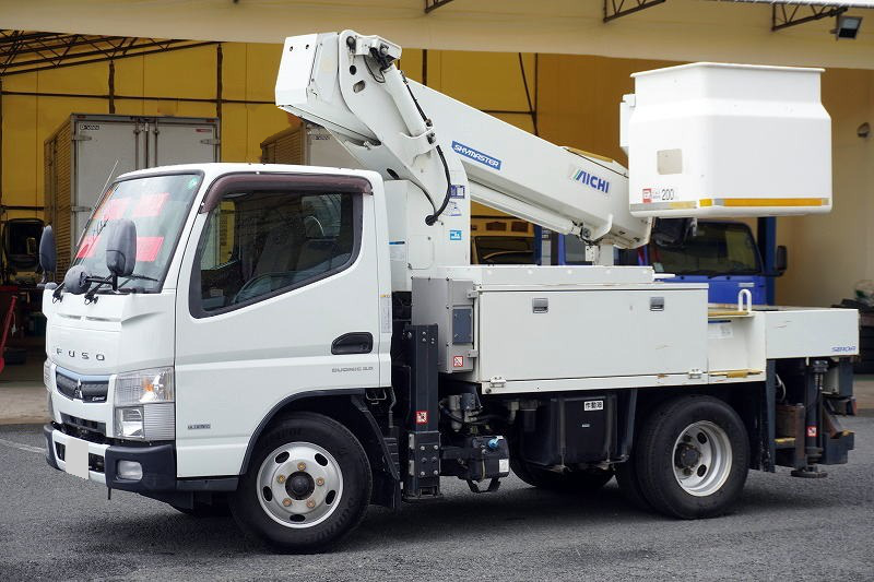 三菱 キャンター 小型 高所・建柱車 高所作業車 電工仕様 の中古トラック【車両No.167432】
