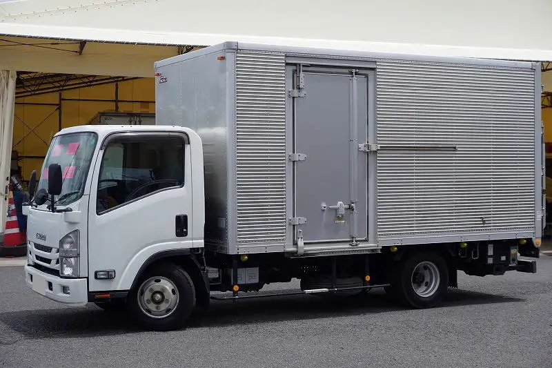 いすゞ エルフ 小型 アルミバン パワーゲート サイドドア の中古トラック【車両No.192727】