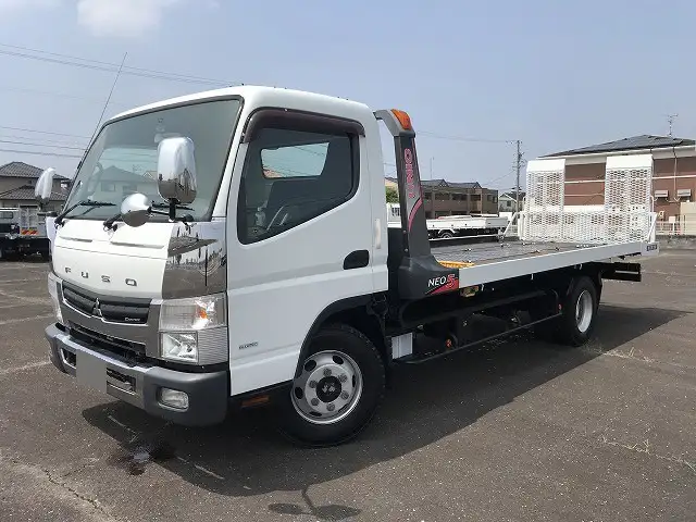 三菱 キャンター 小型 車両重機運搬 ラジコン ウインチの中古トラック画像1