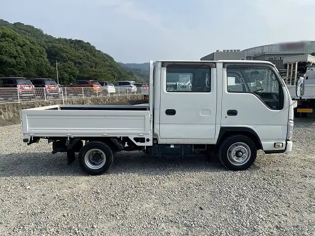 いすゞ エルフ 小型 平ボディ Wキャブ TRG-NHR85Aの中古トラック画像3