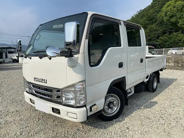 いすゞ エルフ 小型 平ボディ Wキャブ TRG-NHR85Aの中古トラック画像1