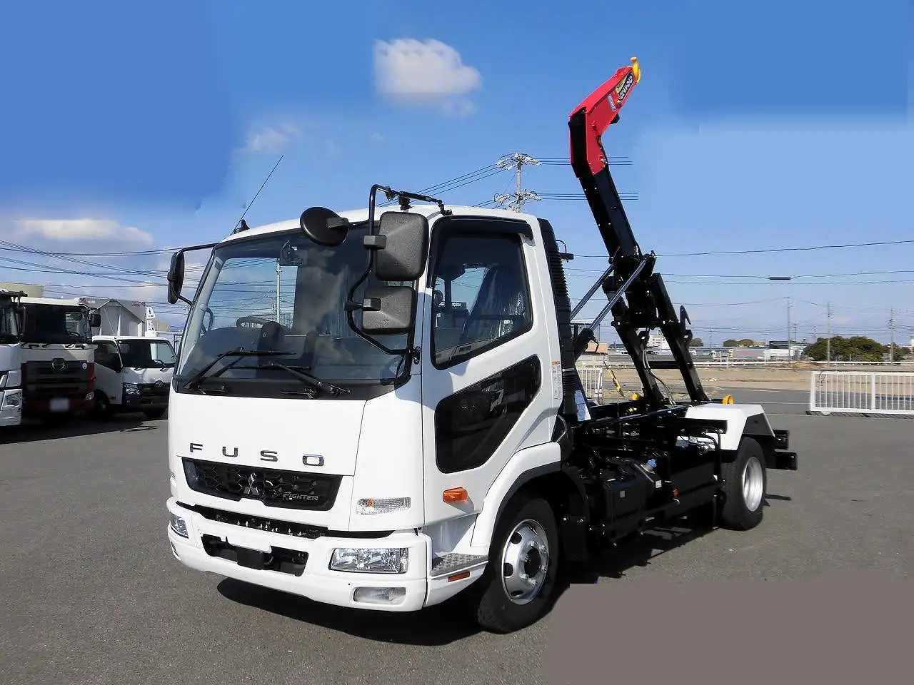 三菱 ファイター 中型/増トン アームロール ツインホイスト 2KG-FK72Fの中古トラック画像3