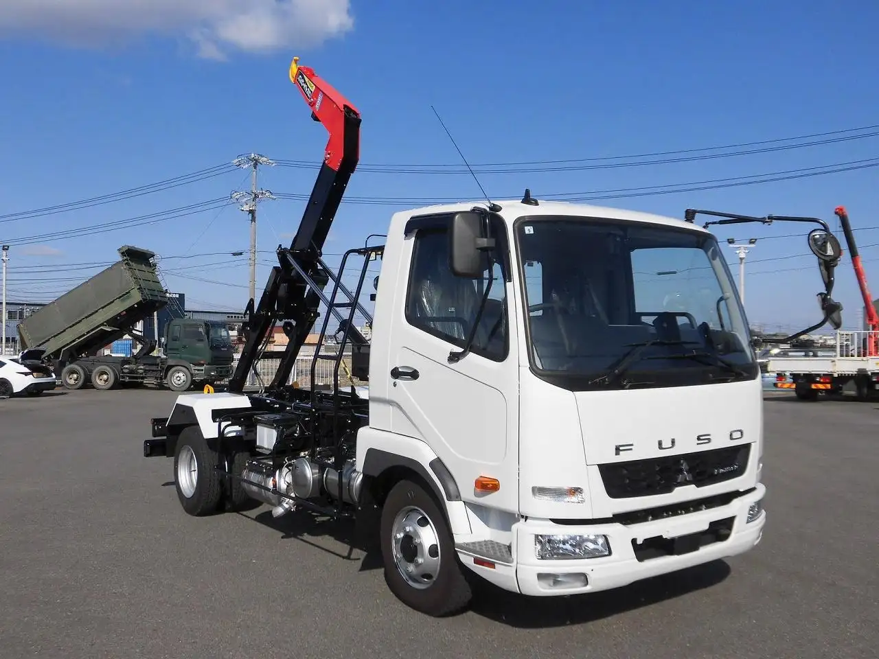 三菱 ファイター 中型/増トン アームロール ツインホイスト 2KG-FK72Fの中古トラック画像4