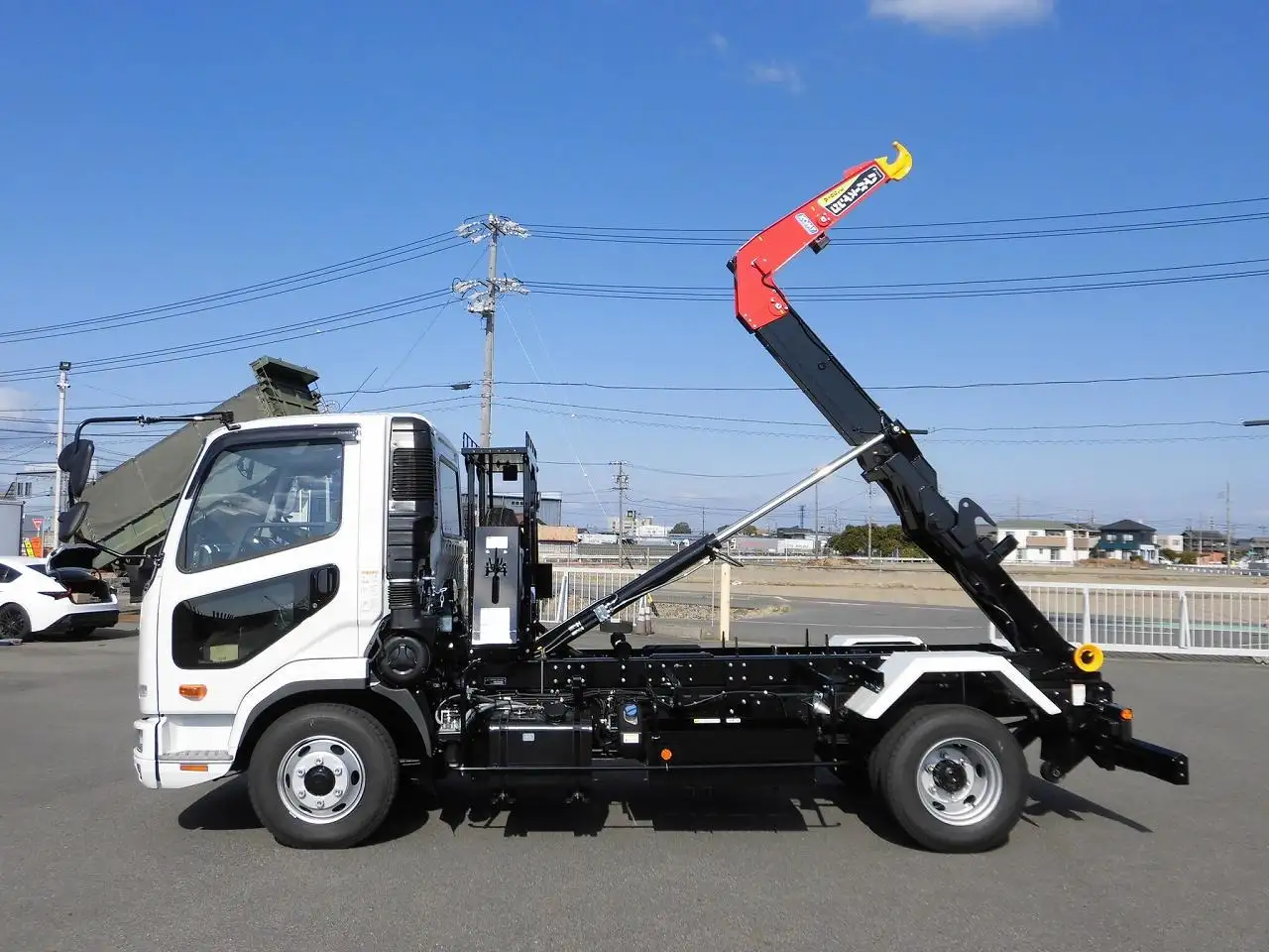 三菱 ファイター 中型/増トン アームロール ツインホイスト 2KG-FK72Fの中古トラック画像9