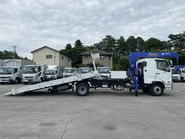 三菱 ファイター 中型/増トン 車両重機運搬 4段クレーン ラジコンの中古トラック画像5