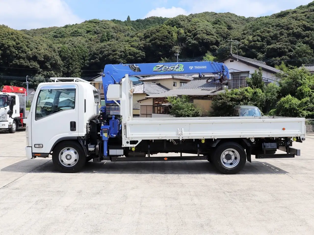 いすゞ エルフ 小型 クレーン付 床鉄板 4段の中古トラック画像6