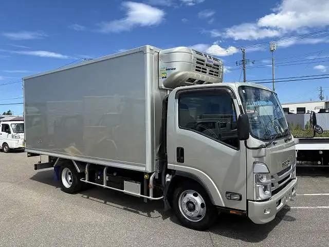 いすゞ エルフ 小型 冷凍冷蔵 低温 床アルミの中古トラック画像2
