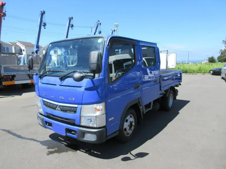 三菱 キャンター 小型 平ボディ Wキャブ TPG-FBA00の中古トラック画像1