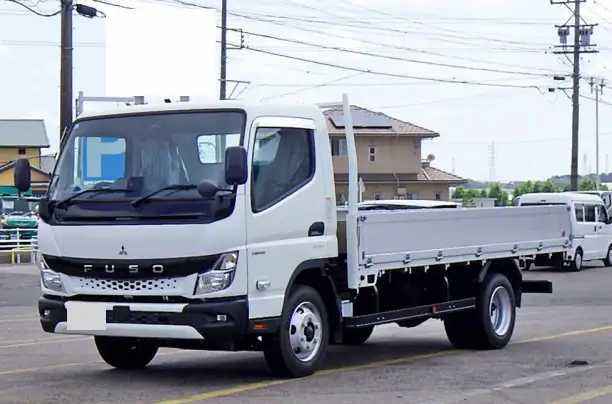 三菱 キャンター 小型 平ボディ アルミブロック 2PG-FEBS0の中古トラック画像1